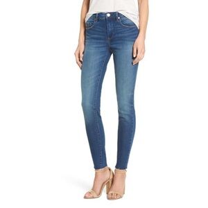 Blank NYC The Great Jones-high-rise raw hem skinny jeans-size 29